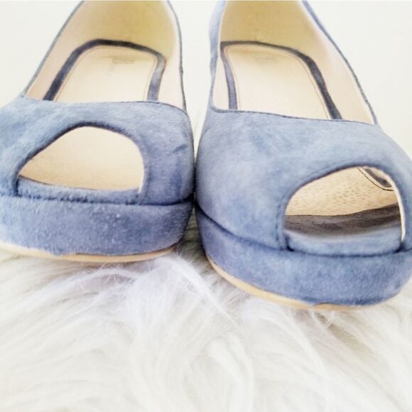 Browns wedge heel suede feel shoe - Picture 4 of 6